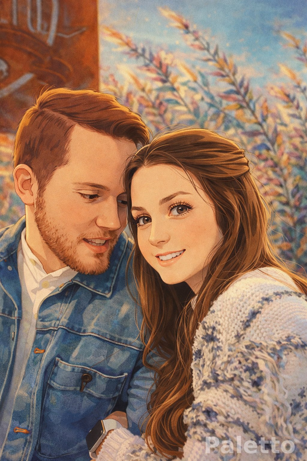 Anime painting example