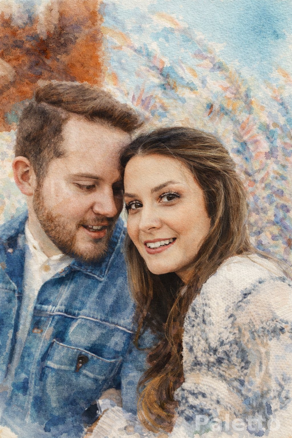 Watercolor painting example